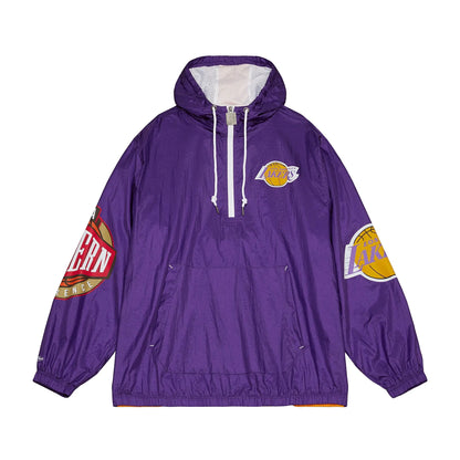 Mitchell & Ness Men's Team Og 2.0 Anorak Windbreaker Lakers Windbreakers