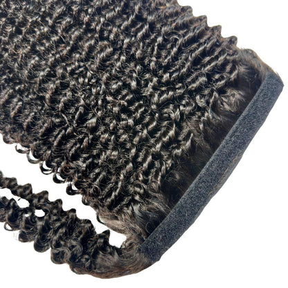 Jerry Curl 100% Human Hair Ponytail Extension
