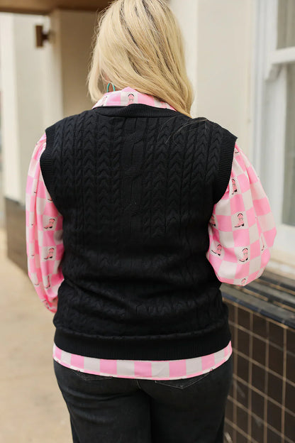 Layerz Clothing | Kodi Sweater Vest - Black
