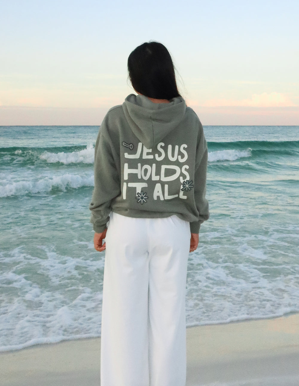 Elevated Faith Jesus Holds It All Unisex Hoodie