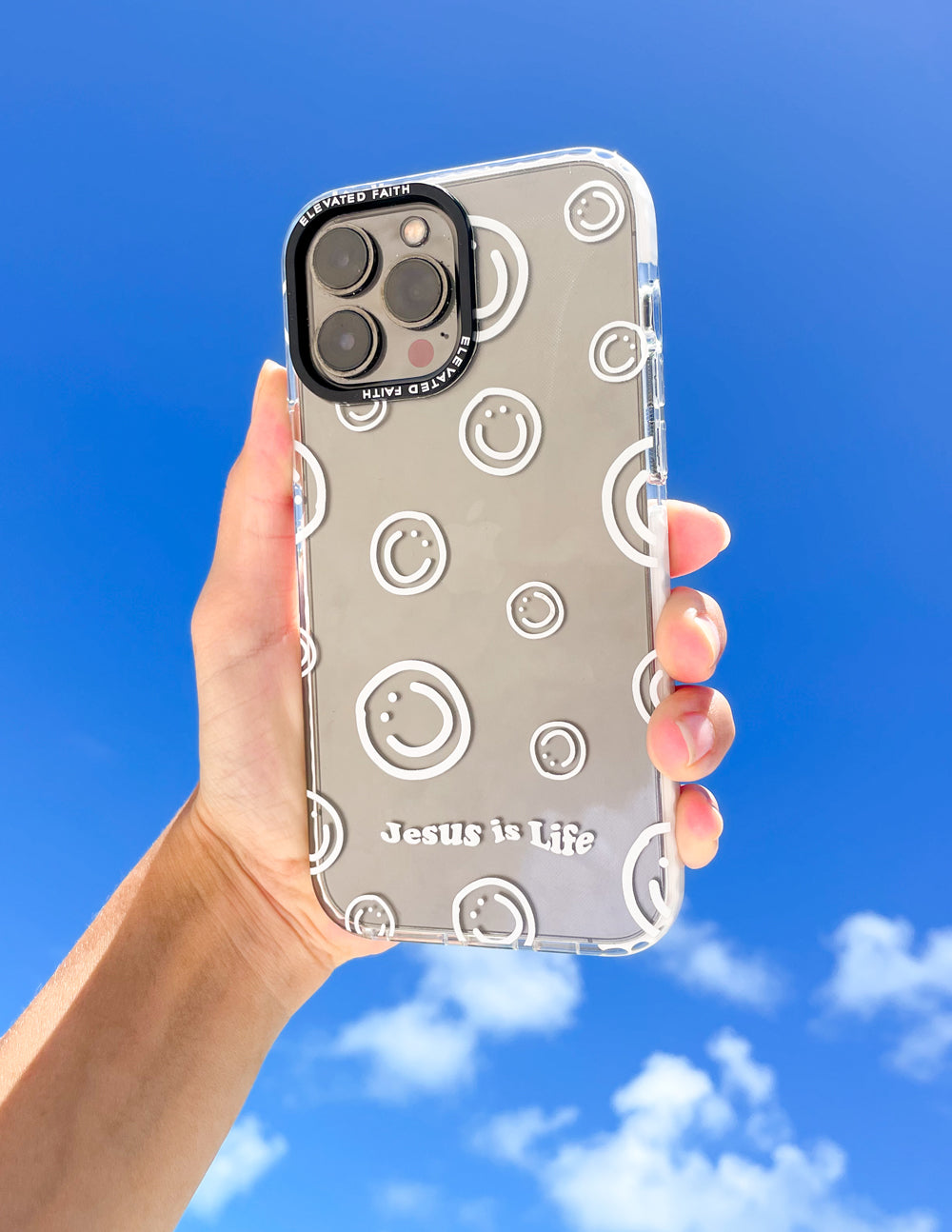 Elevated Faith Jesus is Life Phone Case