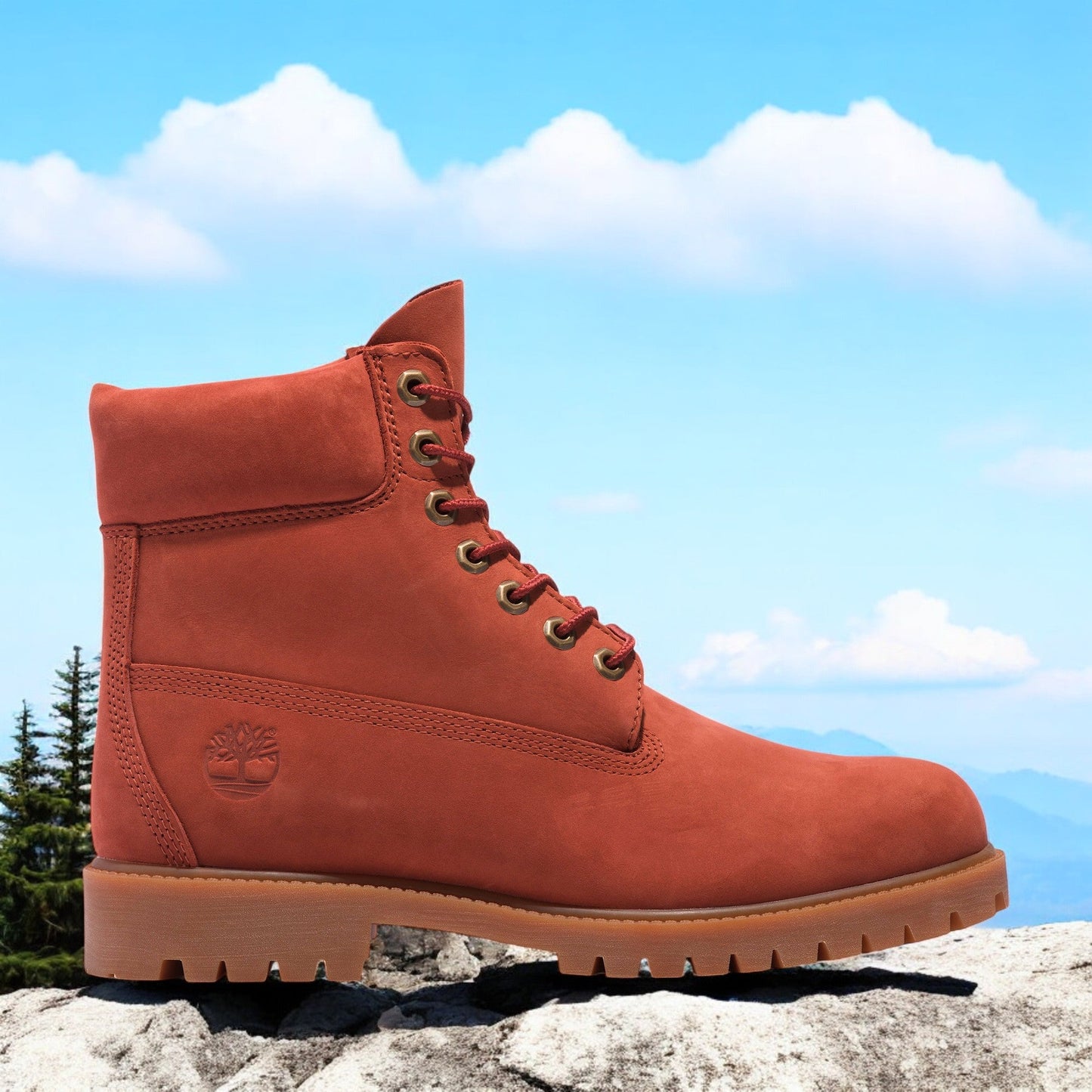 Timberland Men's 6 Inch Premium Boot 'Dark Red' Sneakers