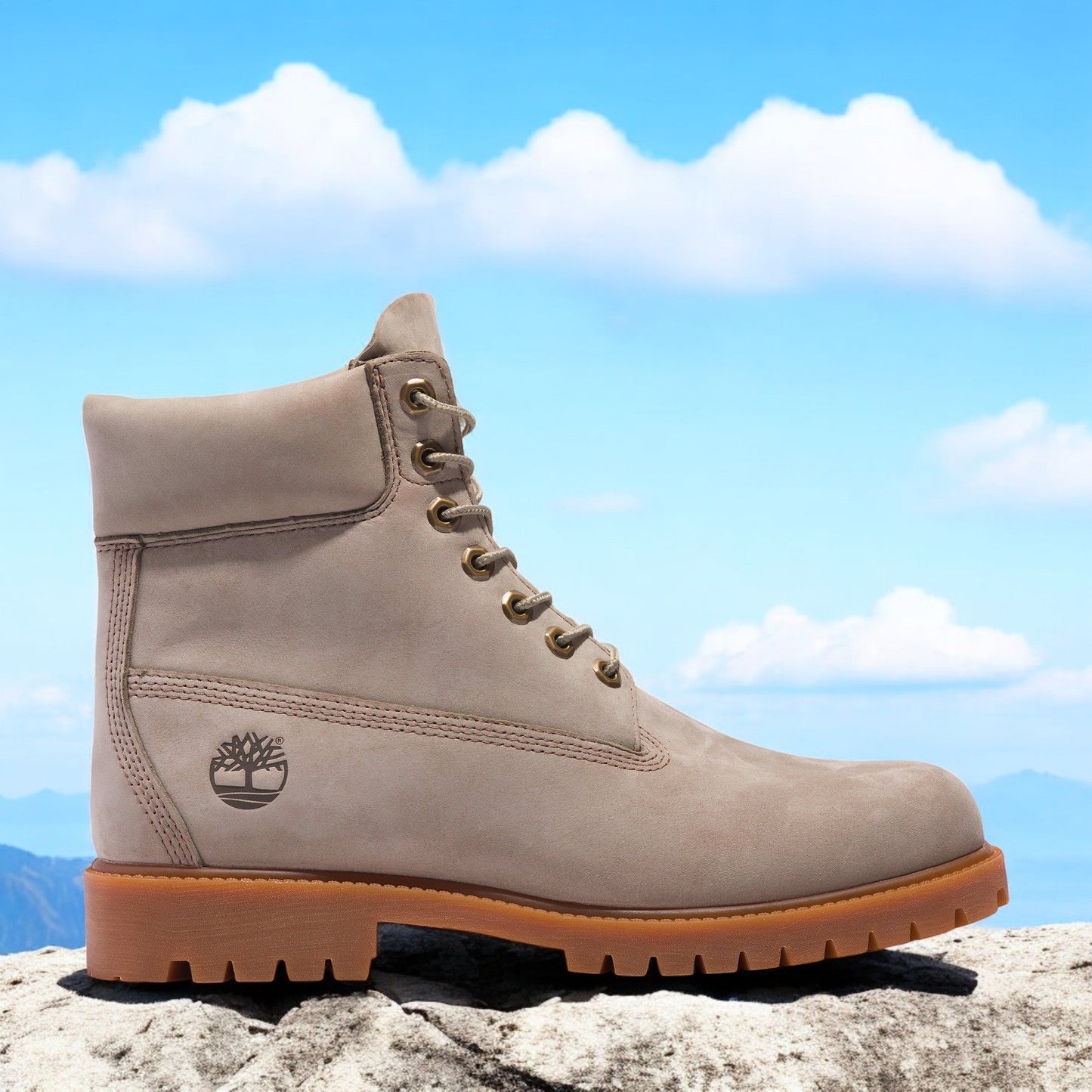Men's Timberland 6 Inch Premium Boot 'Light Taupe Nubuck'