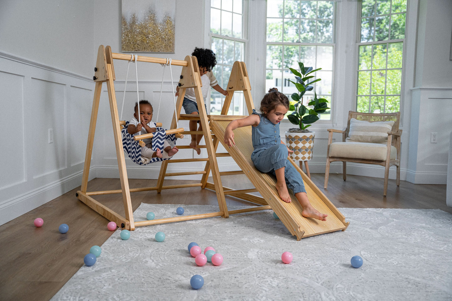 Juniper | Toddler Climber & Swing | Foldable