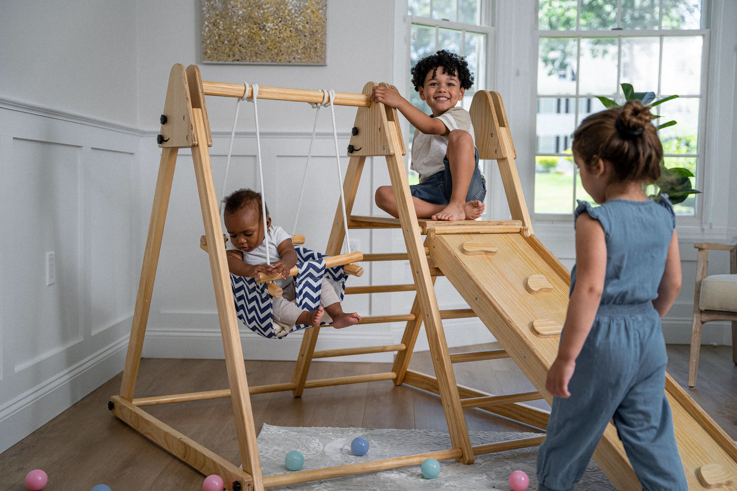 Juniper | Toddler Climber & Swing | Foldable