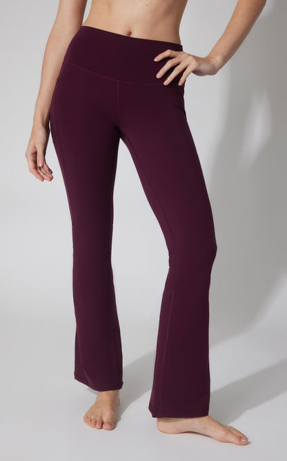 Polarlux Tribeca Elastic Free Full Length Side Pocket Flare Leg Pant - Our Earthy Story