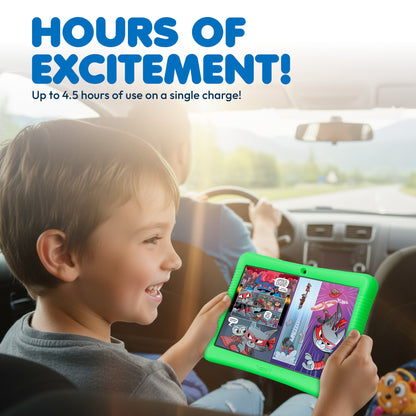 Contixo K102 10" Kids Tablet, Featuring Epic & Lingo Kids, 15 Educational Apps