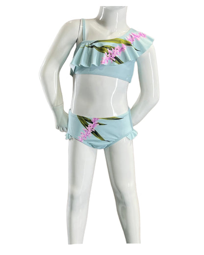 Marina West Bandeau Top Bikini Set (B2201) - Orchid Blue