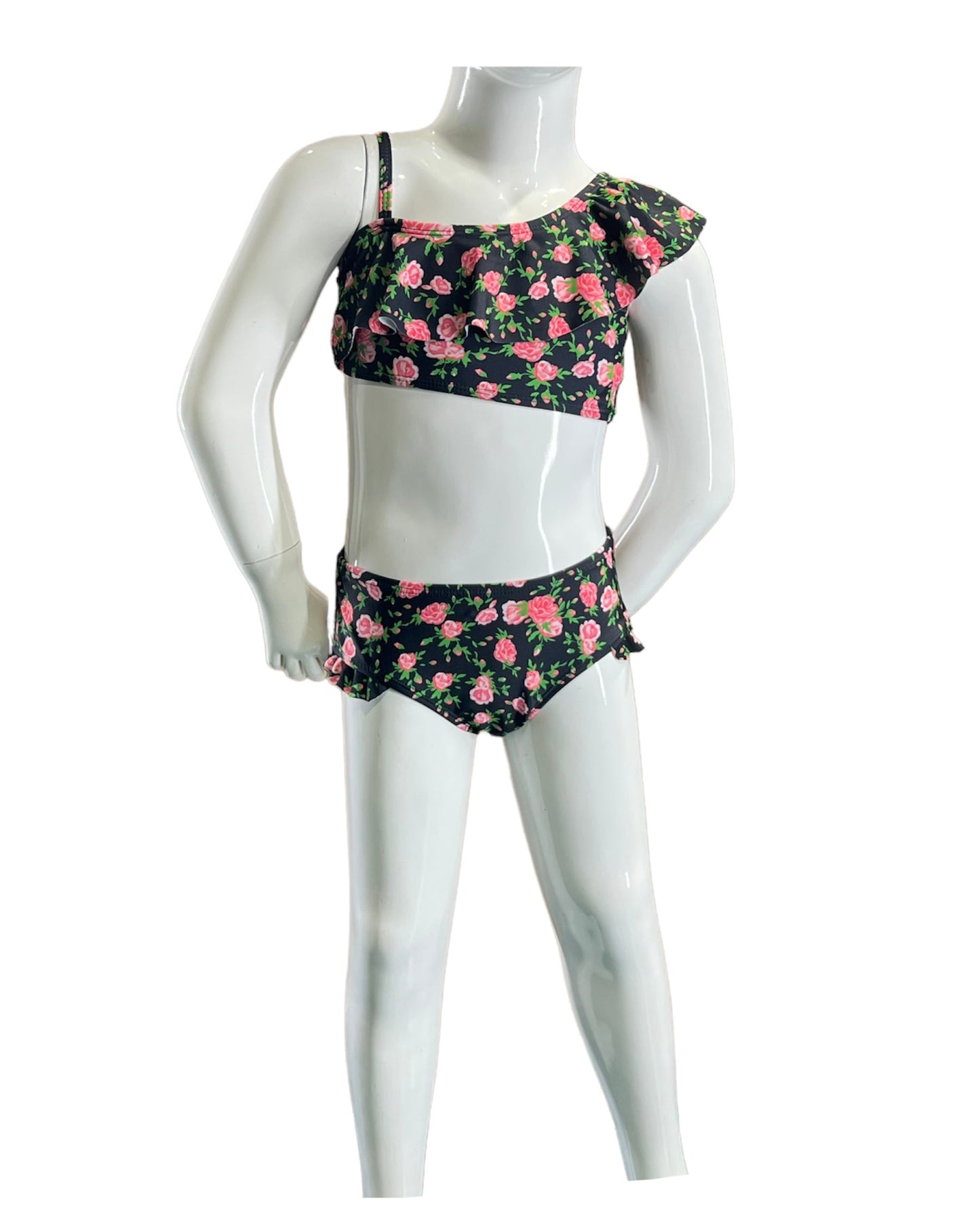 Marina West K4711 Bikini Set (Roses Black)