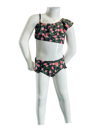 Marina West K4711 Bikini Set (Roses Black)