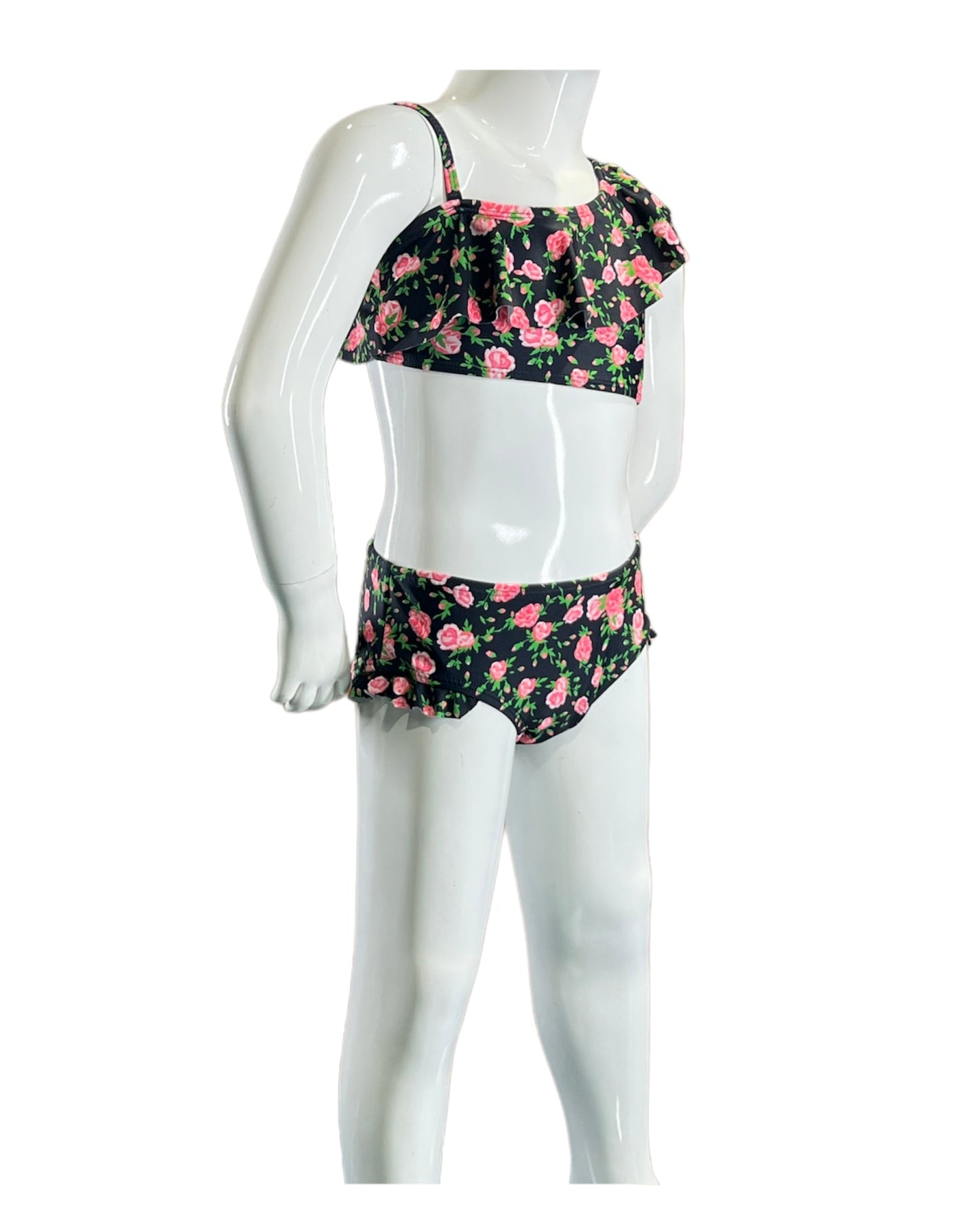 Marina West K4711 Bikini Set (Roses Black)