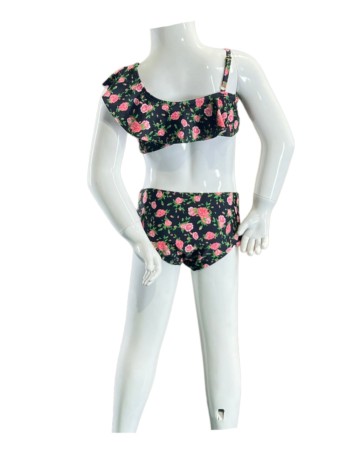 Marina West K4711 Bikini Set (Roses Black)