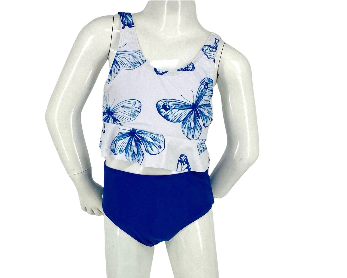 Marina West K4717 Kids Tankini Swimsuit Set (Butterfly)