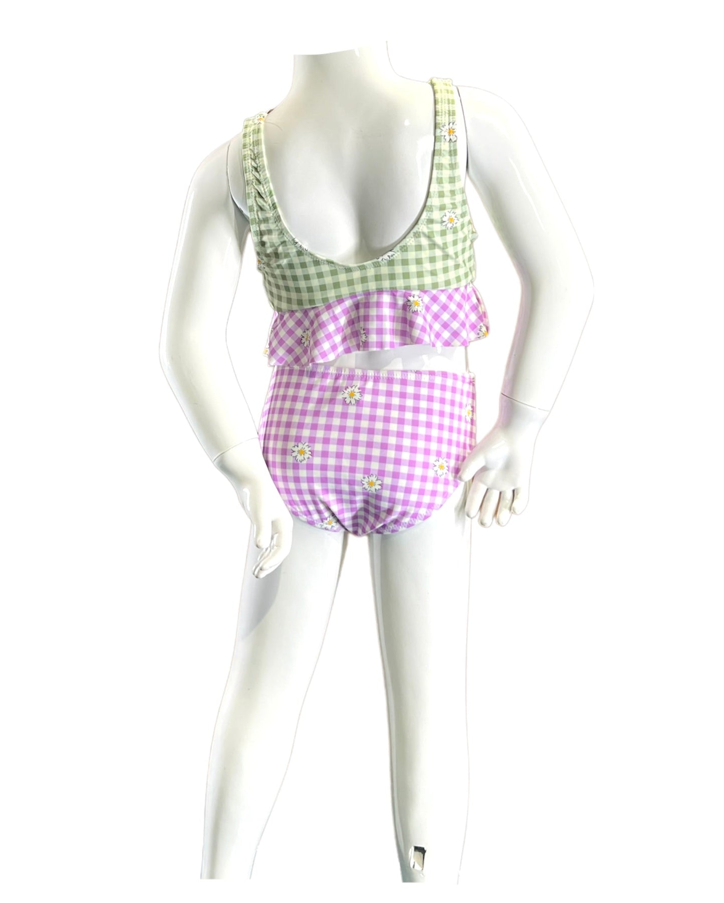 Marina West K4717 Bikini Set (Gingham Daisy)