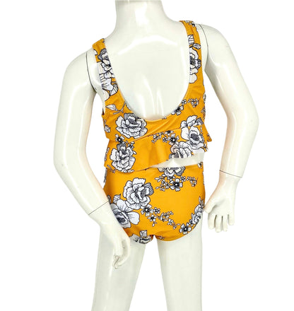 Marina West K4717 Kids Tankini Swimsuit Set (Rose Mustard)