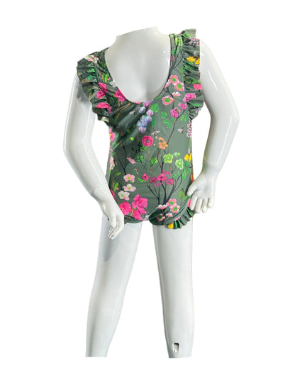 Marina West K4721 One Piece Swimsuit (Cherry Blossom Forest)