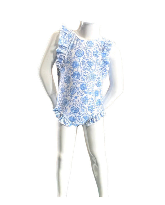 Marina West K4721 Tankini Set (Thistle Blue)