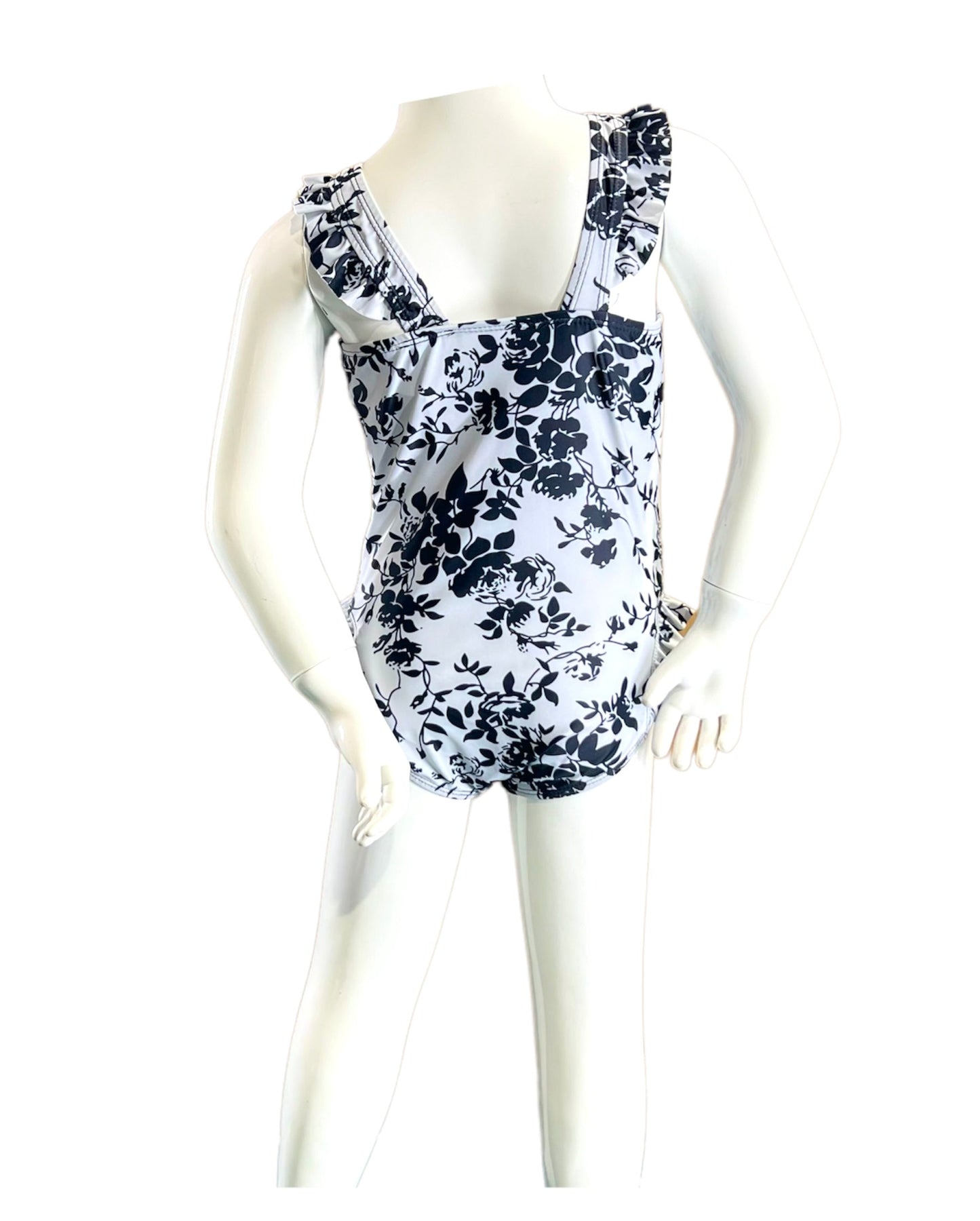 Marina West K4722 One Piece Swimsuit (Black Rose Sky)