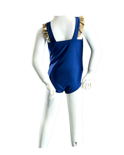 Marina West K4722 One Piece Swimsuit (Shine Navy)