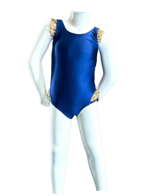 Marina West K4722 One Piece Swimsuit (Shine Navy)