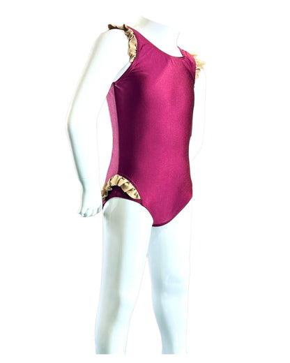 Marina West K4722 One Piece Swimsuit (Shine Wine)