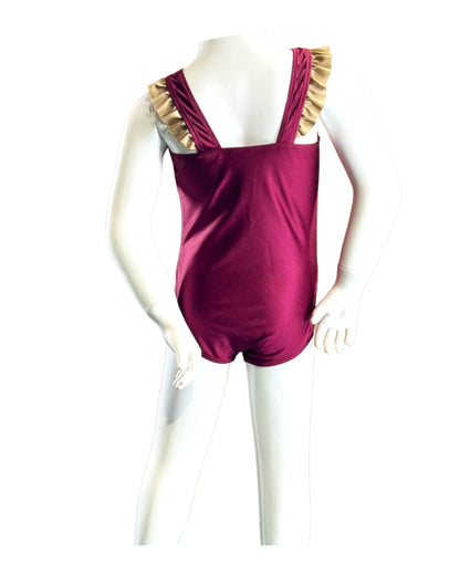 Marina West K4722 One Piece Swimsuit (Shine Wine)