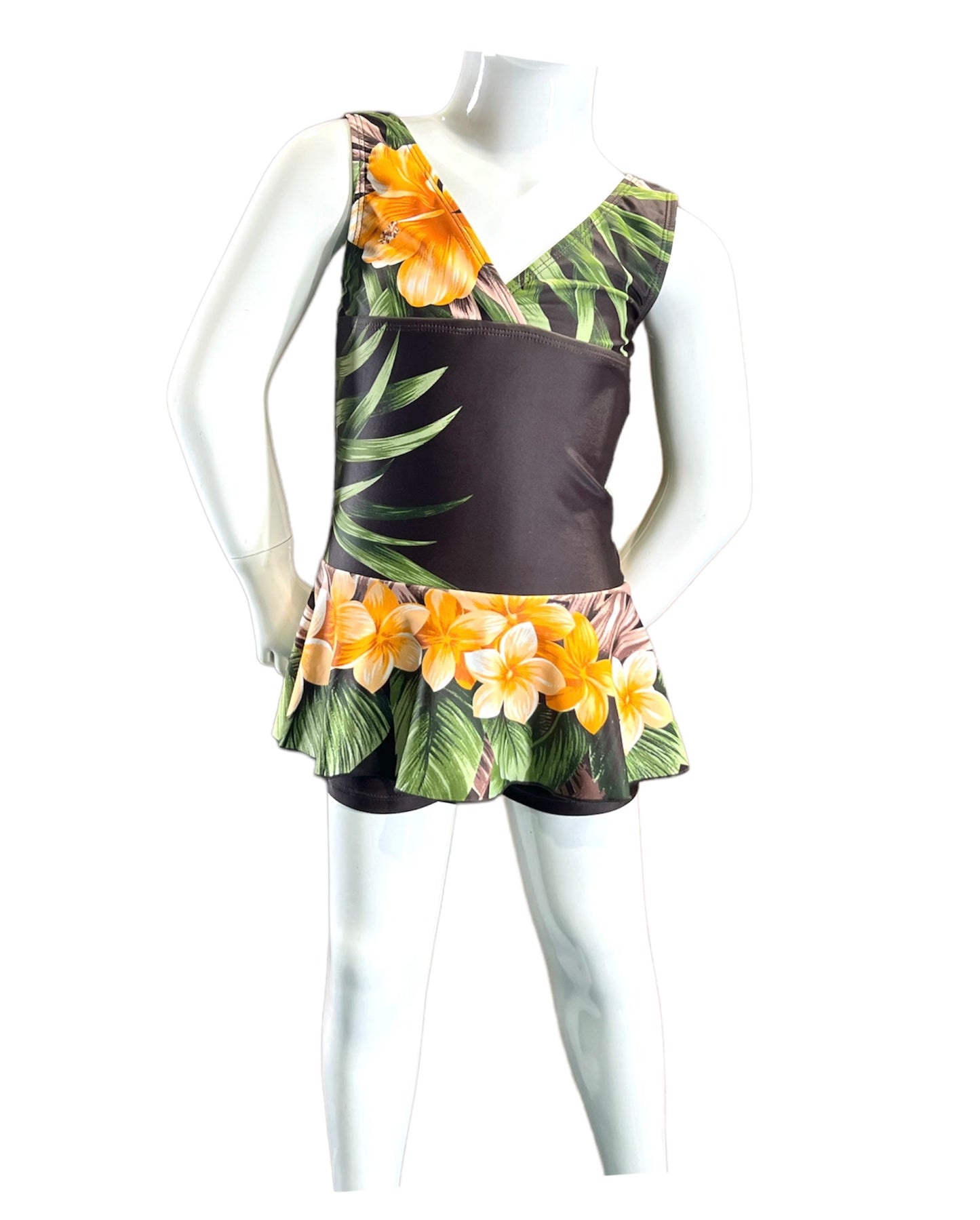 Marina West K4723 Swim Dress (Aloha Brown)