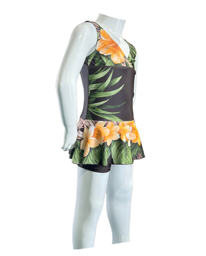 Marina West K4723 Swim Dress (Aloha Brown)