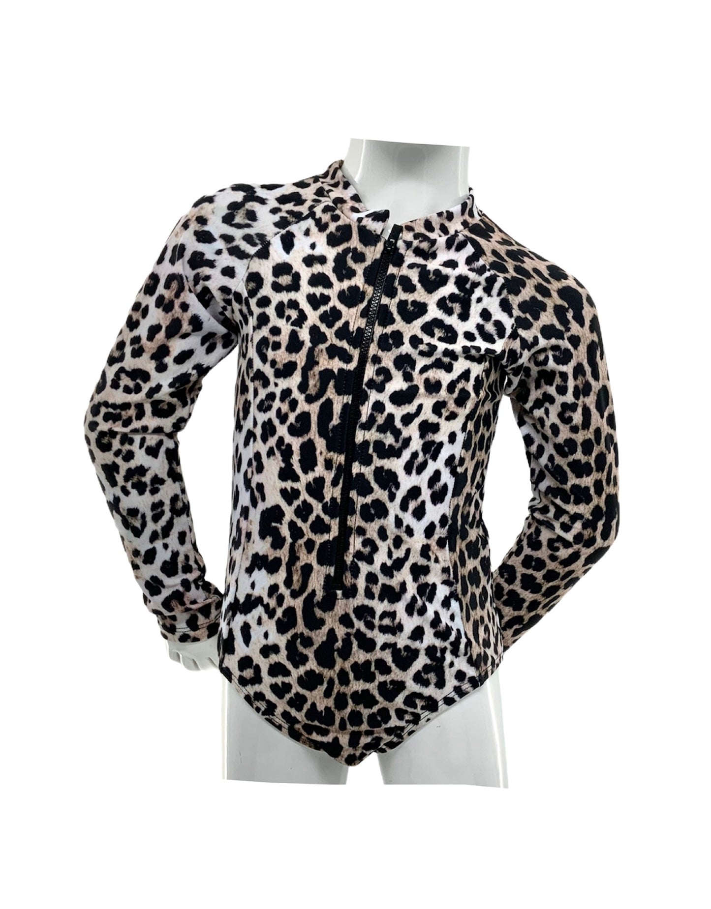 Marina West K4802 Kids One-Piece Rash Guard Swimsuit (Cat)