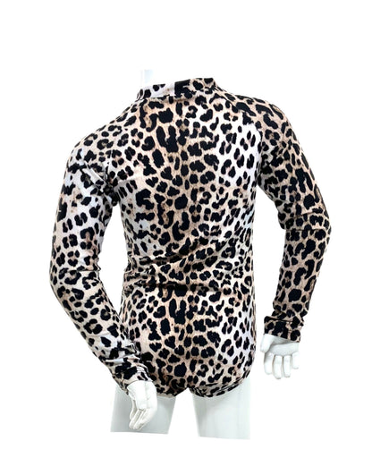 Marina West K4802 Kids One-Piece Rash Guard Swimsuit (Cat)