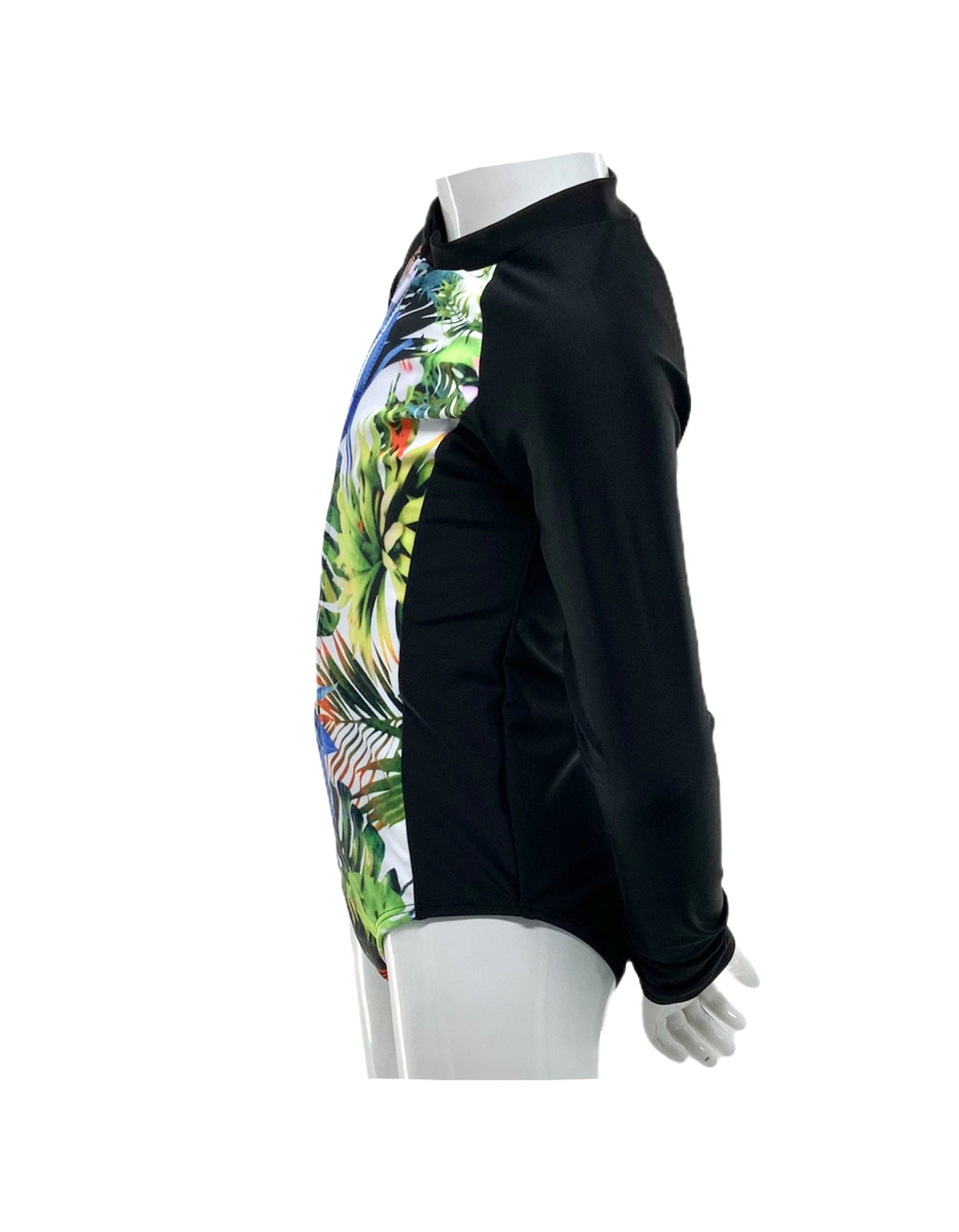 Marina West K4802 One-Piece Rash Guard Swimsuit (Tropic White)
