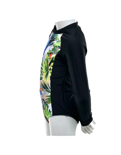 Marina West K4802 One-Piece Rash Guard Swimsuit (Tropic White)