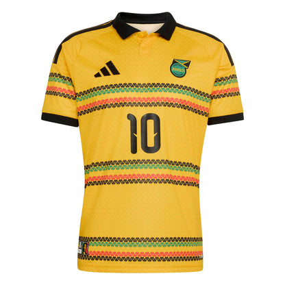 adidas Mens Jamaica 26 x Bob Marley Home Jersey - Gold