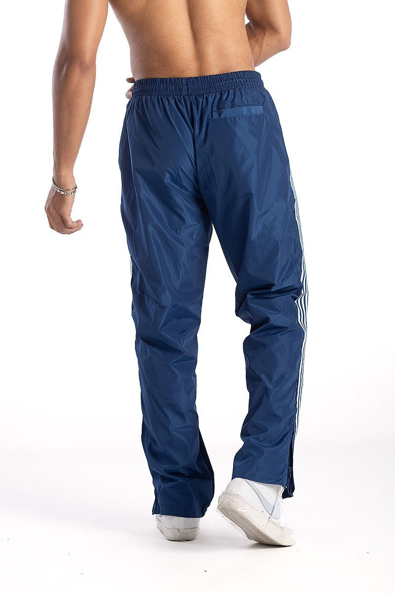 Kindred Nylon Sriped Pants - Navy