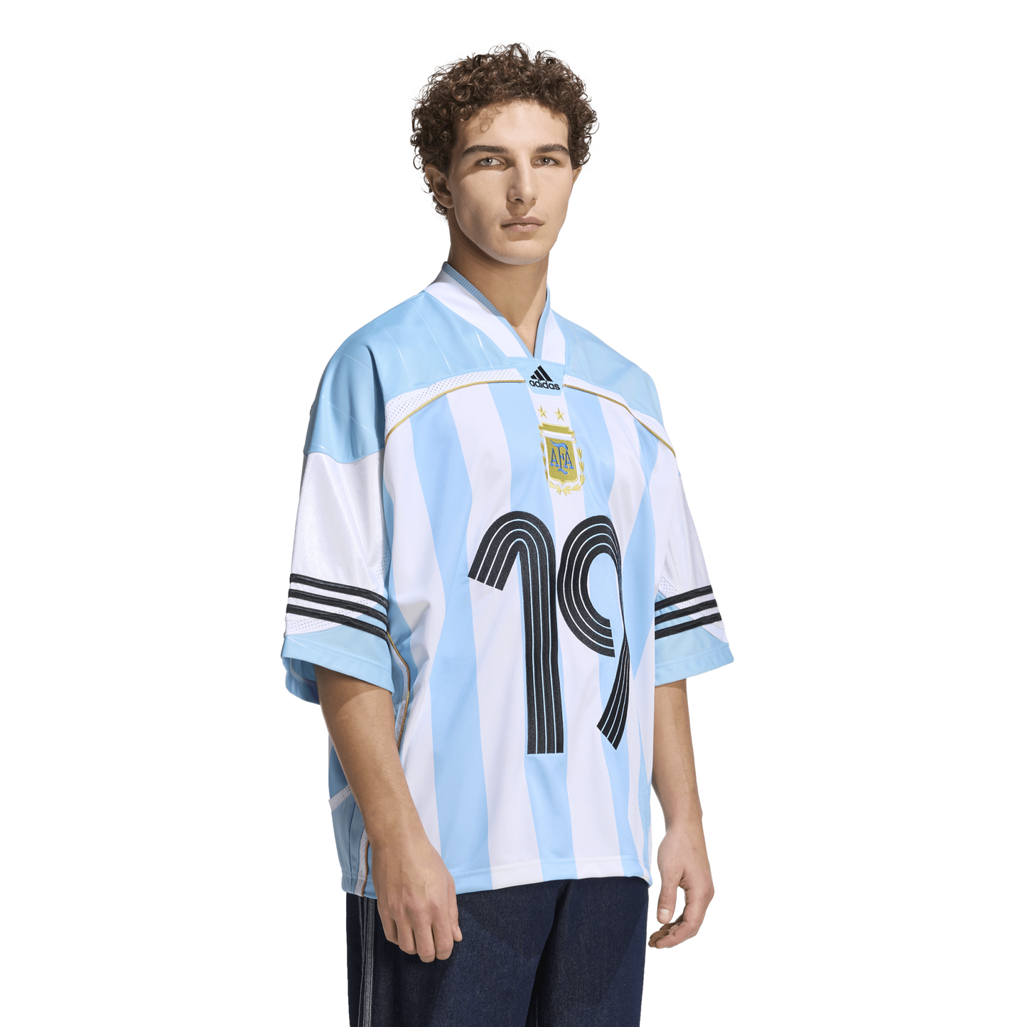 [kd5982] Mens adidas Bringback Remixed Argentina Jersey