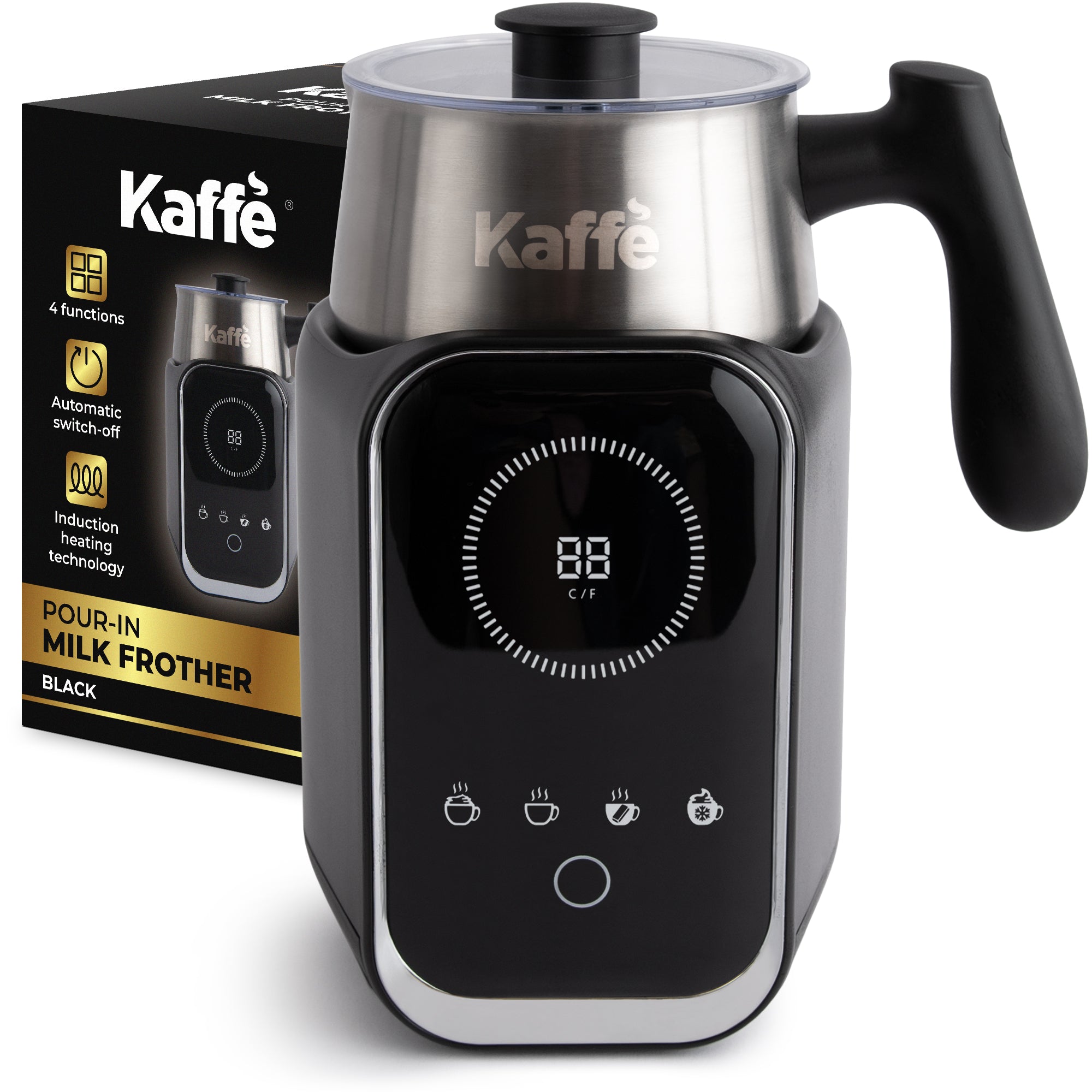 Pour-in Premium Milk Frother w/ Digital Screen, KF6075 – Zulily