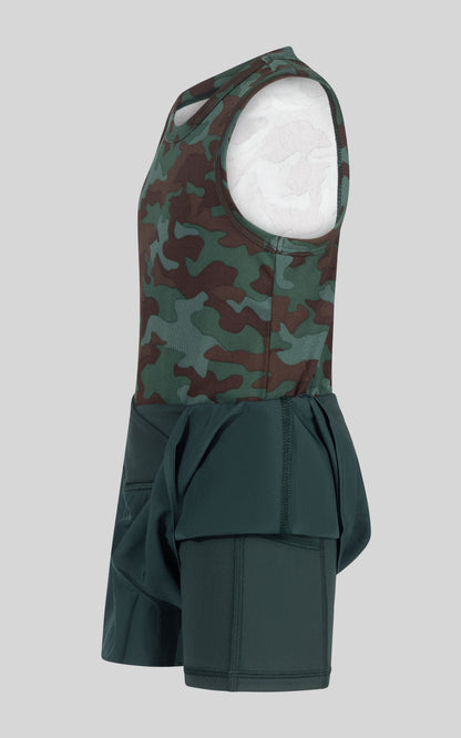4-6X Little Girls Tank & Lightstreme Crossover Short Set