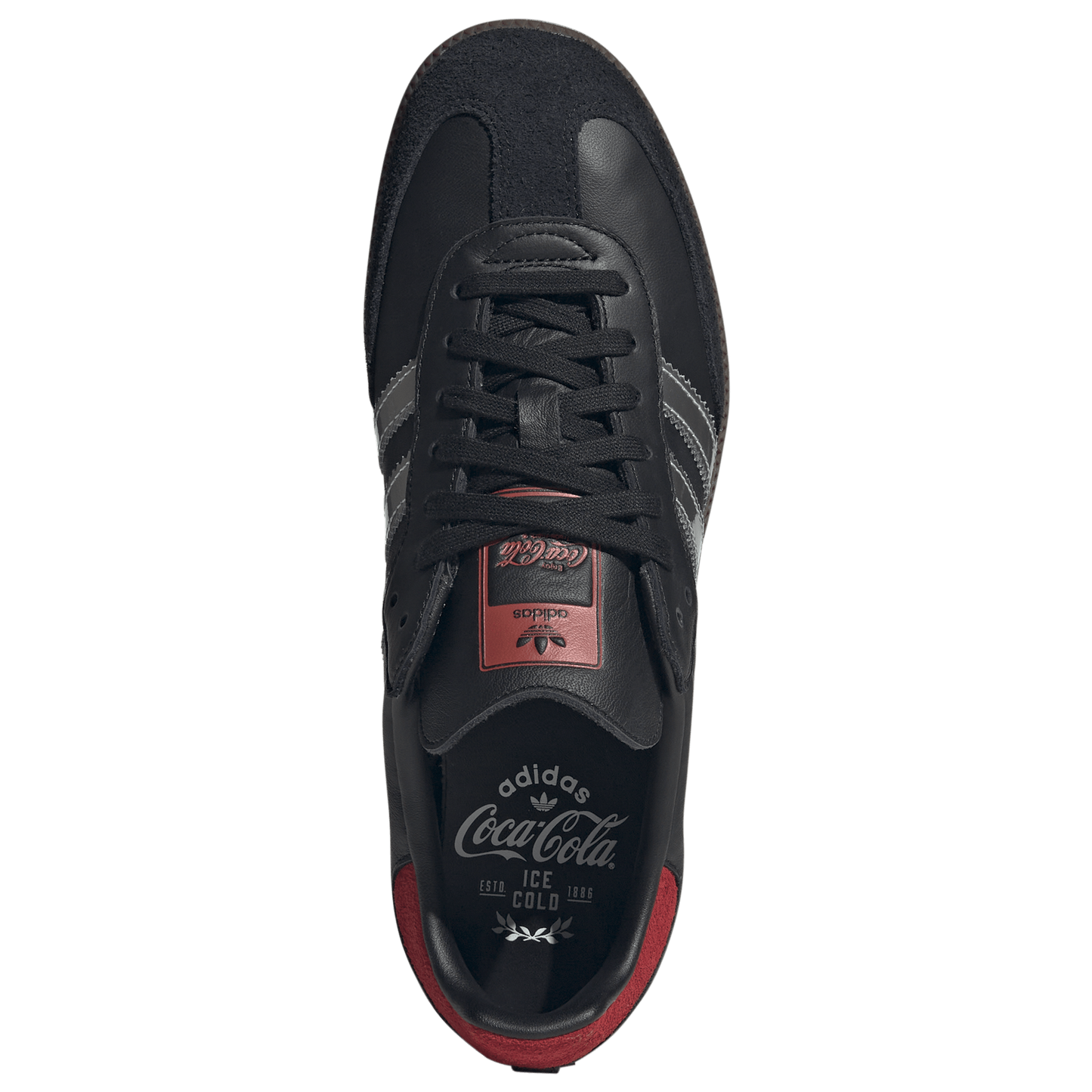 [kh6880] Mens Adidas Samba 'coca-cola Black'