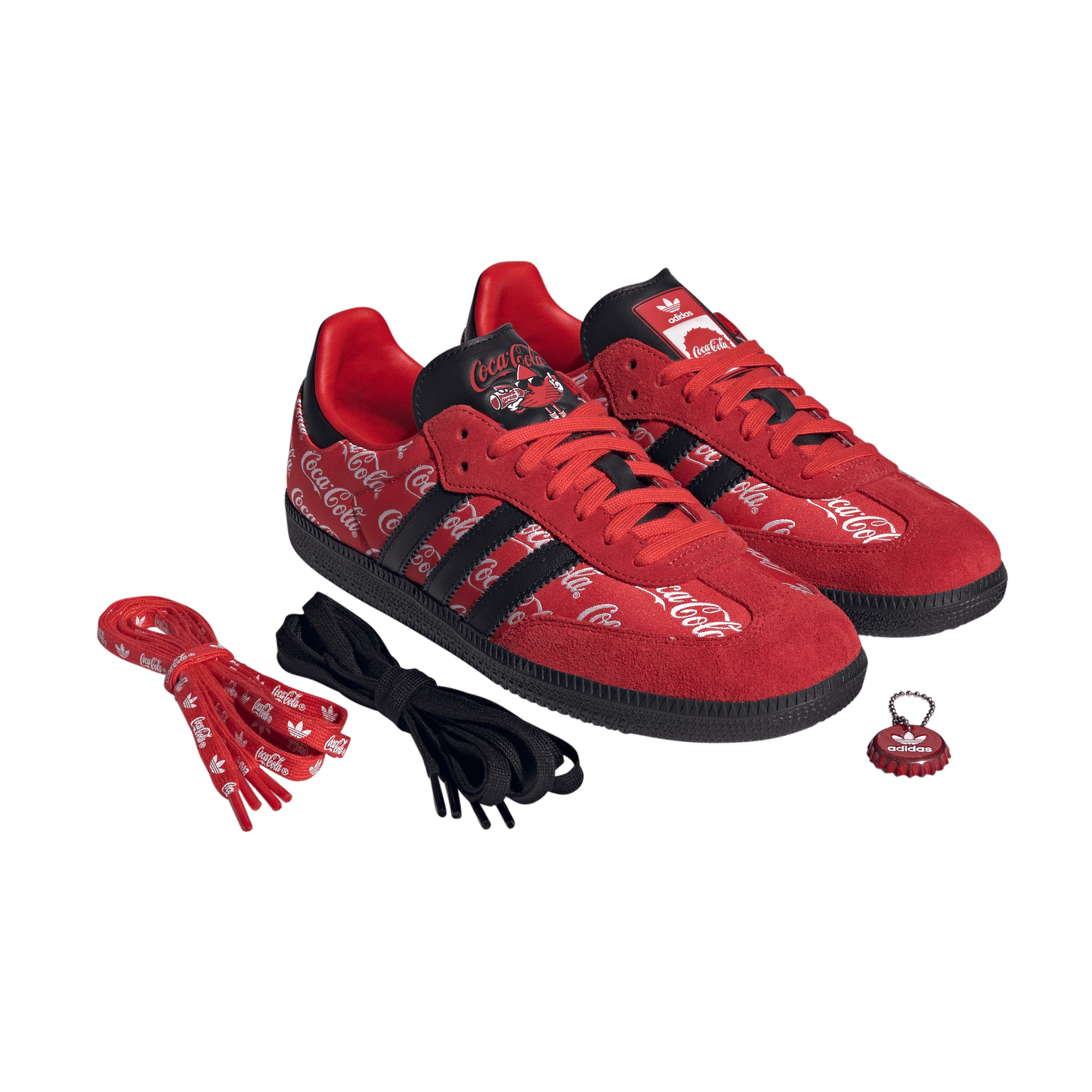 [kh6893] Mens Adidas Samba Og 'coca-cola Red'