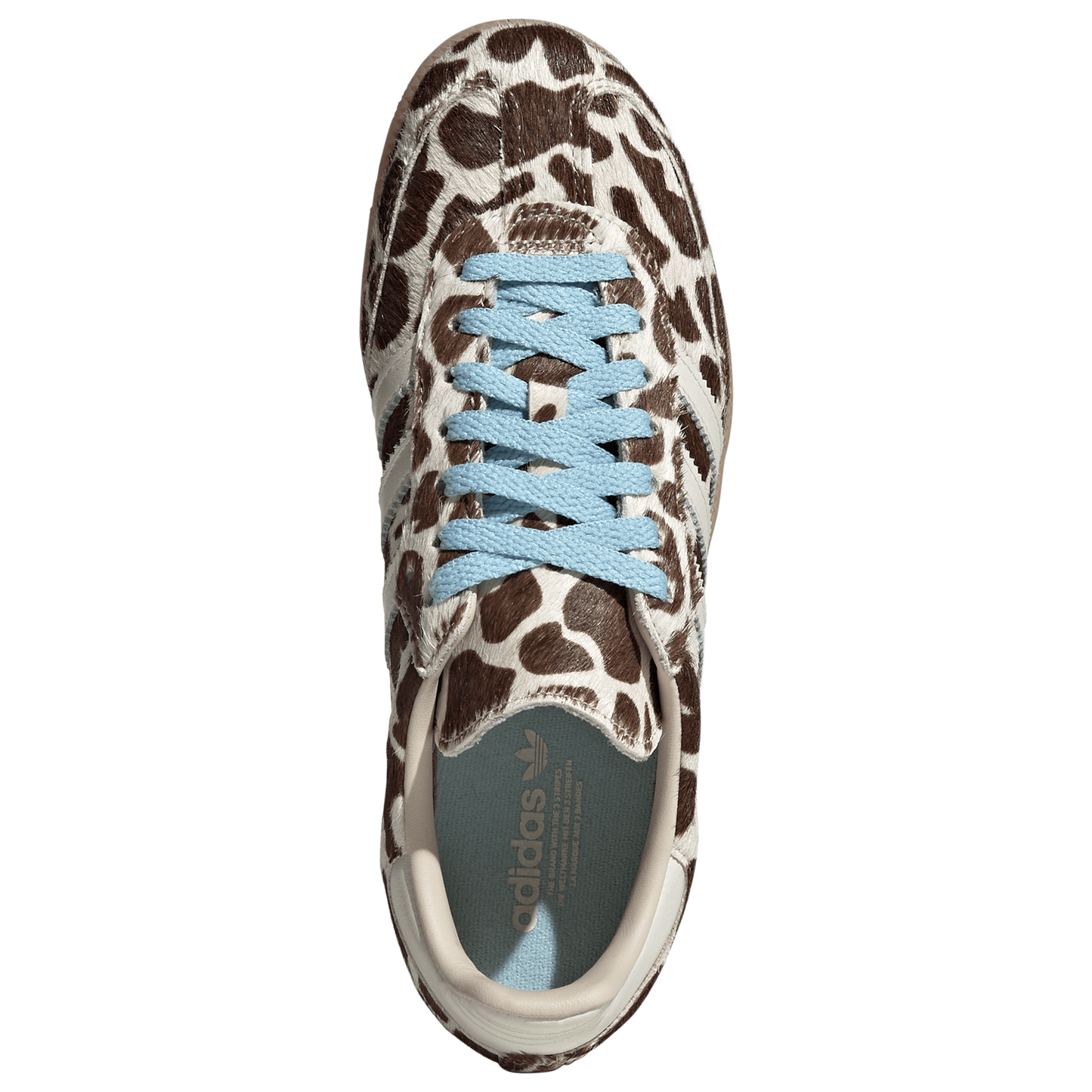 [KI6669] Womens adidas Samba OG 'Giraffe Print Crystal Linen'