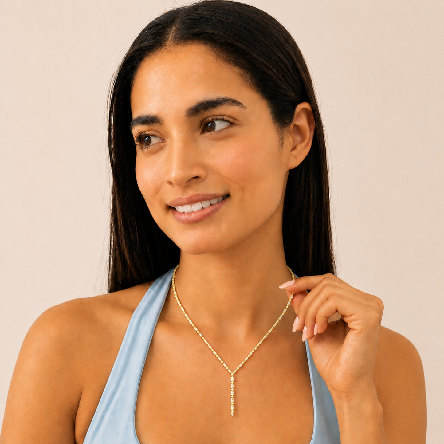 28.0 Ct Multi-Shape (F/VS) Lab Grown Diamond Prong 14K Yellow Gold Classic Eternity Tennis Necklace