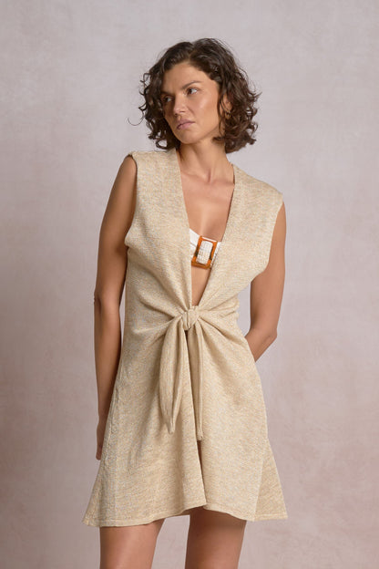Koko Wrap Cover Up Beige