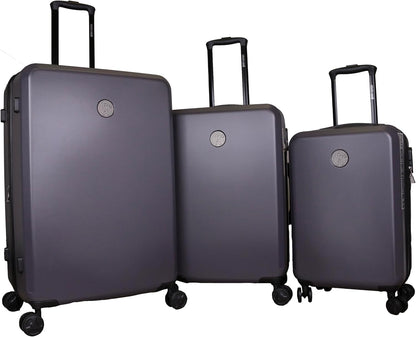 ROBERTO CAVALLI 3-Piece Solid Classic Hardshell Luggage Set – Spinner Suitcases for Carry-On & Checked Travel