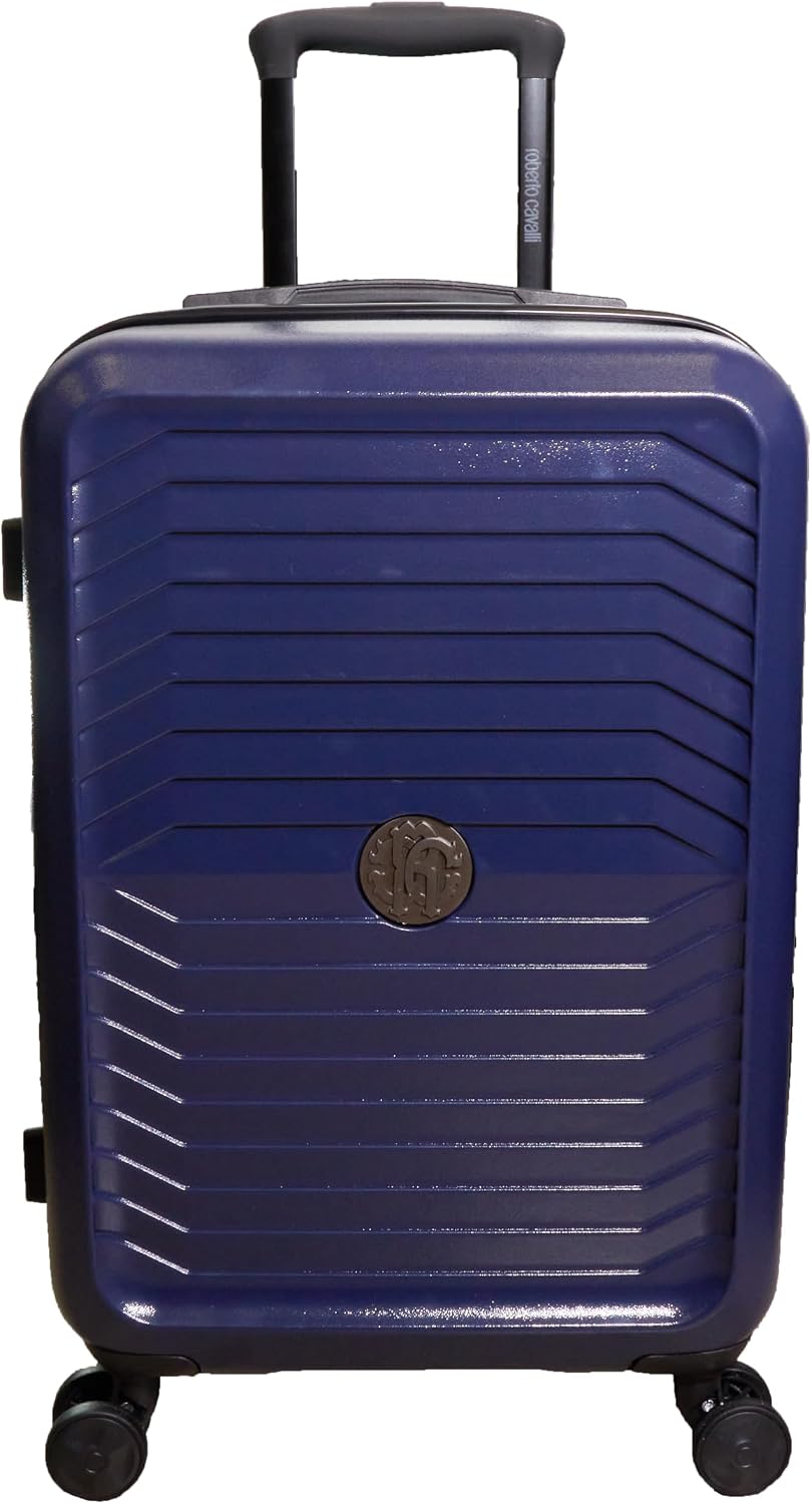ROBERTO CAVALLI 3-Piece Hard Shell Spinner Luggage Set – Luxury Carry-On & Checked Suitcases