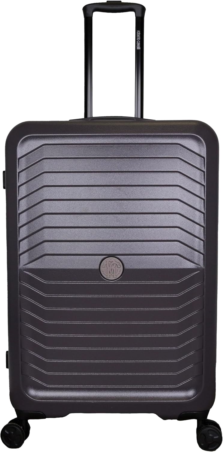 ROBERTO CAVALLI 3-Piece Hard Shell Spinner Luggage Set – Luxury Carry-On & Checked Suitcases