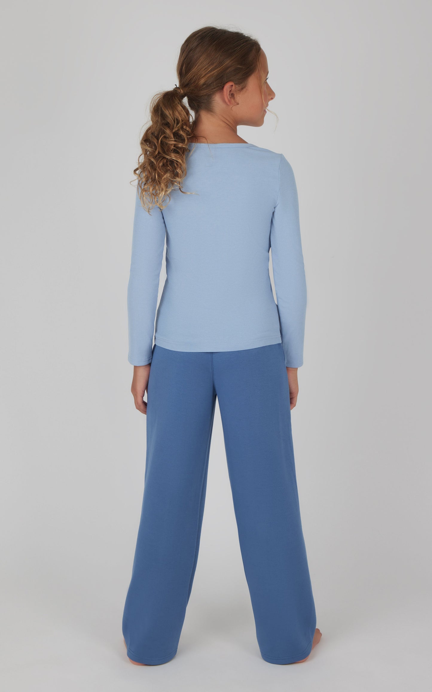 Girls Heavenly Rib School's Out Square Neck Top and Pant