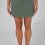 Earthy Olive/White