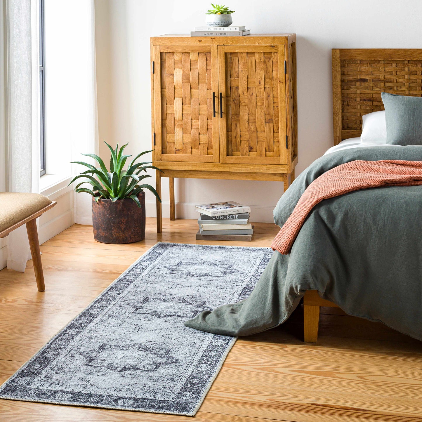 Kyan Washable Runner / Area Rug - Clearance