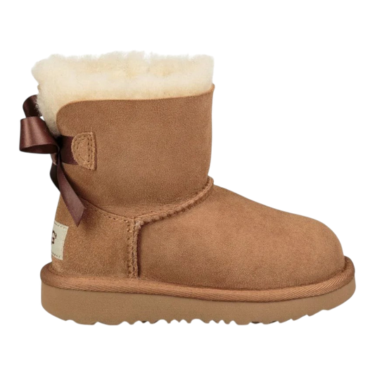 UGG Mini Bailey Bow II Toddlers' Boots — Chestnut