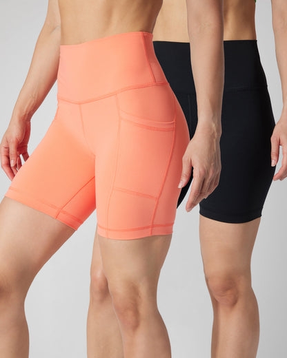 2 PK Wonderlink 7" Side Pocket Short and Everyday Classic Short
